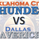 Oklahoma City Thunder vs Dallas Mavericks