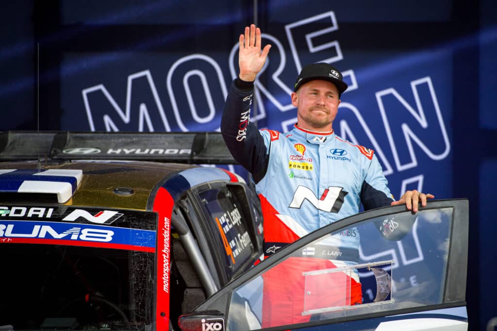 xxkeikkaxx - 20240804, Jyväskylä, Secto Rally Finland, SS20 - Laajavuori 2. Kuvassa Esapekka Lappi. Vesa Pöppönen / All Over Press
