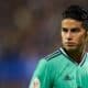 James Rodriguez of Real Madrid looks on during the Copa del Rey round of 16 match between Real Zaragoza and Real Madrid at La Romareda on January 29, 2020 in Zaragoza, Spain.