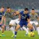 Verona, Ita1 - sports, soccer - Hellas Verona vs Juventus - Italian Serie A TIM Football Championship 2023/2024 - Marcantonio Bentegodi Stadium. In the pic: Arkadiusz Milik (14 Juventus FC) CreDa Belahyane (6 Hellas Verona)
