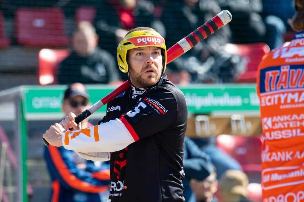 20220514 Kankaanpään Maila vs. Manse PP, Superpesis, runkosarja, Pori. Kuvassa 5 Juha Puhtimäki. Elmeri Elo / All Over Press