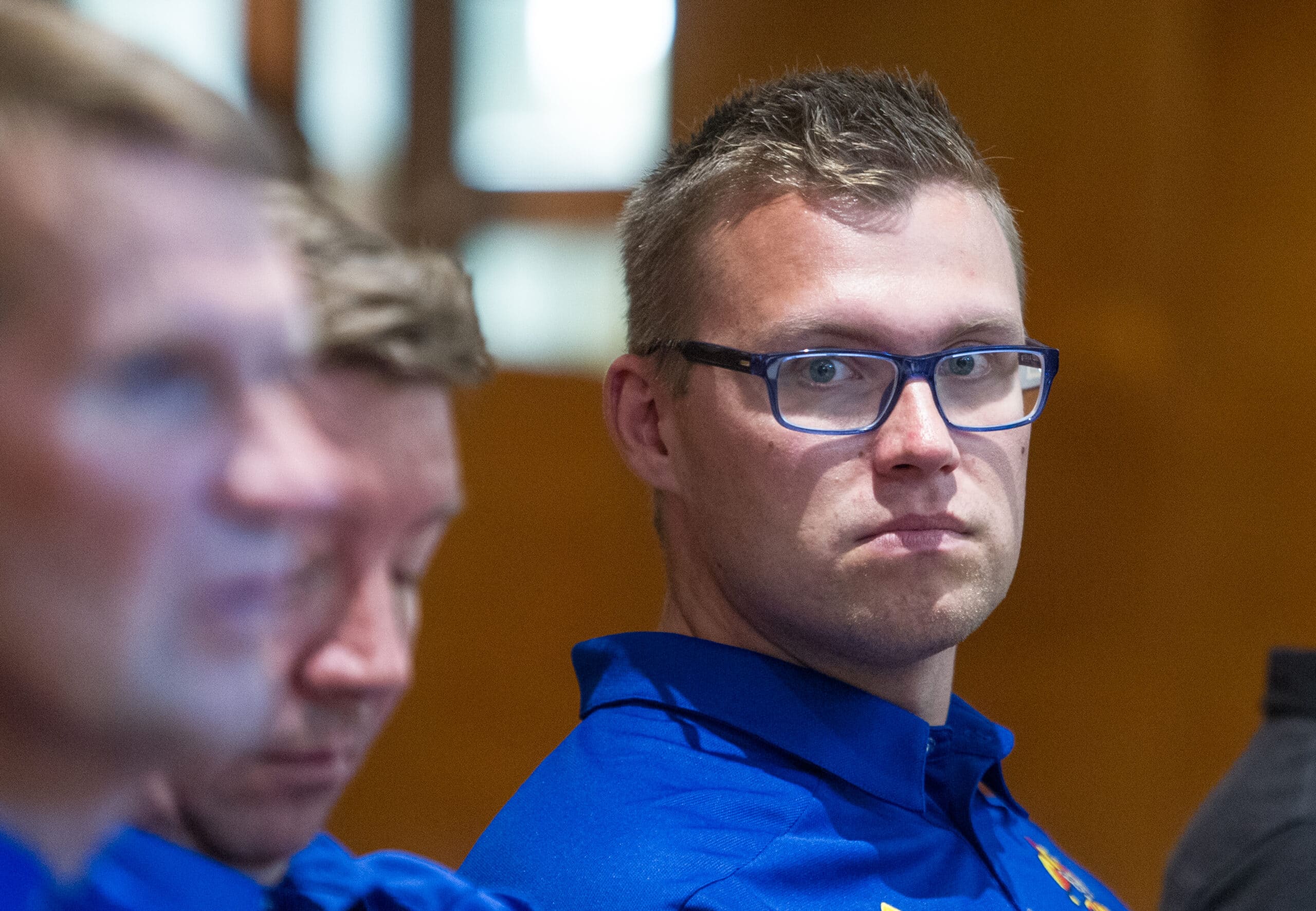 TPS:n tehokkain pelaaja Viljami Marjala kuvassa.