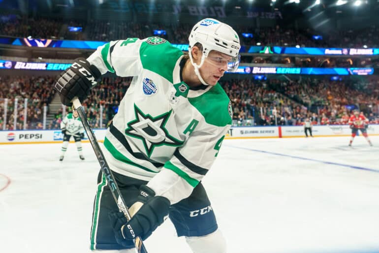 xxkeikkaxx
20241102 TAMPERE, NOKIA ARENA
NHL Global Series 2024: Dallas Stars - Florida Panthers
Miro Heiskanen #4 of Dallas Stars keeps an eye of the puck near the boards.


Photo: Mika Kylmäniemi / AOP
