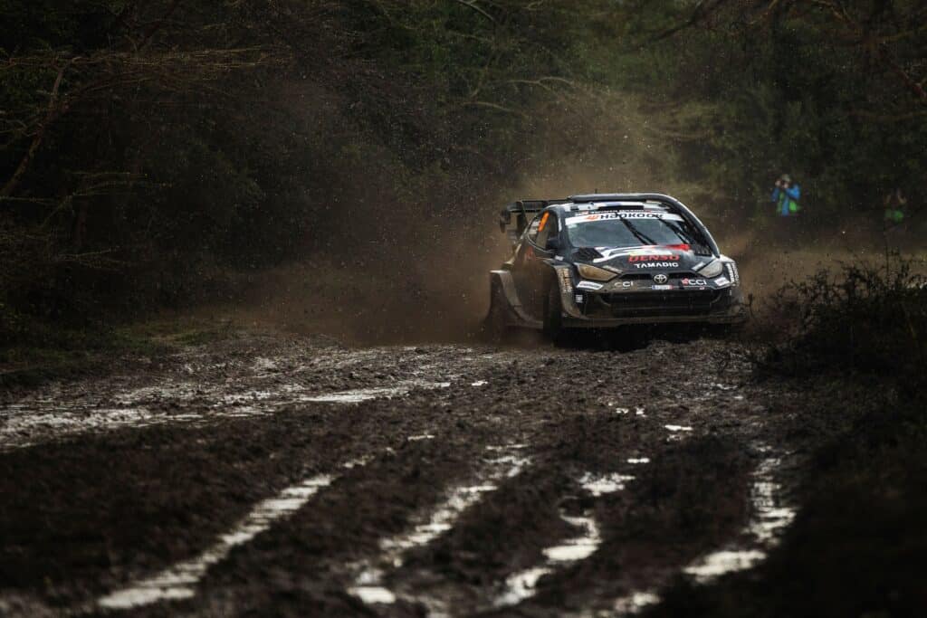 69 Kalle ROVANPERÄ, Jonne HALTTUNEN, Toyota GR Yaris Rally1, action during the 2025 Safari Rally Kenya, 3rd round of the 2025 WRC World Rally Car Championship, from March 20 to 23, 2025 at Nairobi, Kenya - Photo Nikos Katikis / DPPI