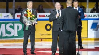xxkeikkaxx 20221008 OULU, OULUN ENERGIA AREENA
Jääkiekon SM-Liiga. Kärpät vs Jukurit.

Tommi Virkkunen, Heikki Kontsas
Photo: Jussi Määttä / All Over Press