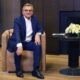 epa09189431 IIHF (International Ice Hockey Federation) President Rene Fasel attends a meeting with Russian President Vladimir Putin at the Bocharov Ruchei residence in Sochi, Russia, 10 May 2021.  EPA-EFE/MIKHAEL KLIMENTYEV / SPUTNIK / KREMLIN POOL MANDATORY CREDIT