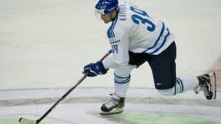 Niko Kapanen  of Finland during the Ice Hockey World Championship group Helsinki preliminary round  match between Finland and Slovakia in Helsinki, Finland, 06 May 2012. MARKKU OJALA All Over Press