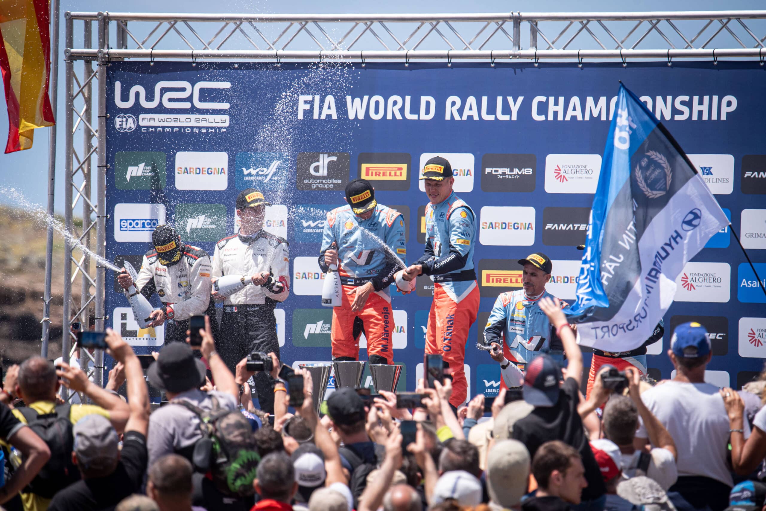 Sardinian MM-ralli (Rally Italia Sardegna) ajetaan 5.–8. kesäkuuta 2025. Täältä löydät rallin ohjelman, erikoiskokeet, tv-lähetykset sekä osallistujat. Kuvassa Ott Tänak.