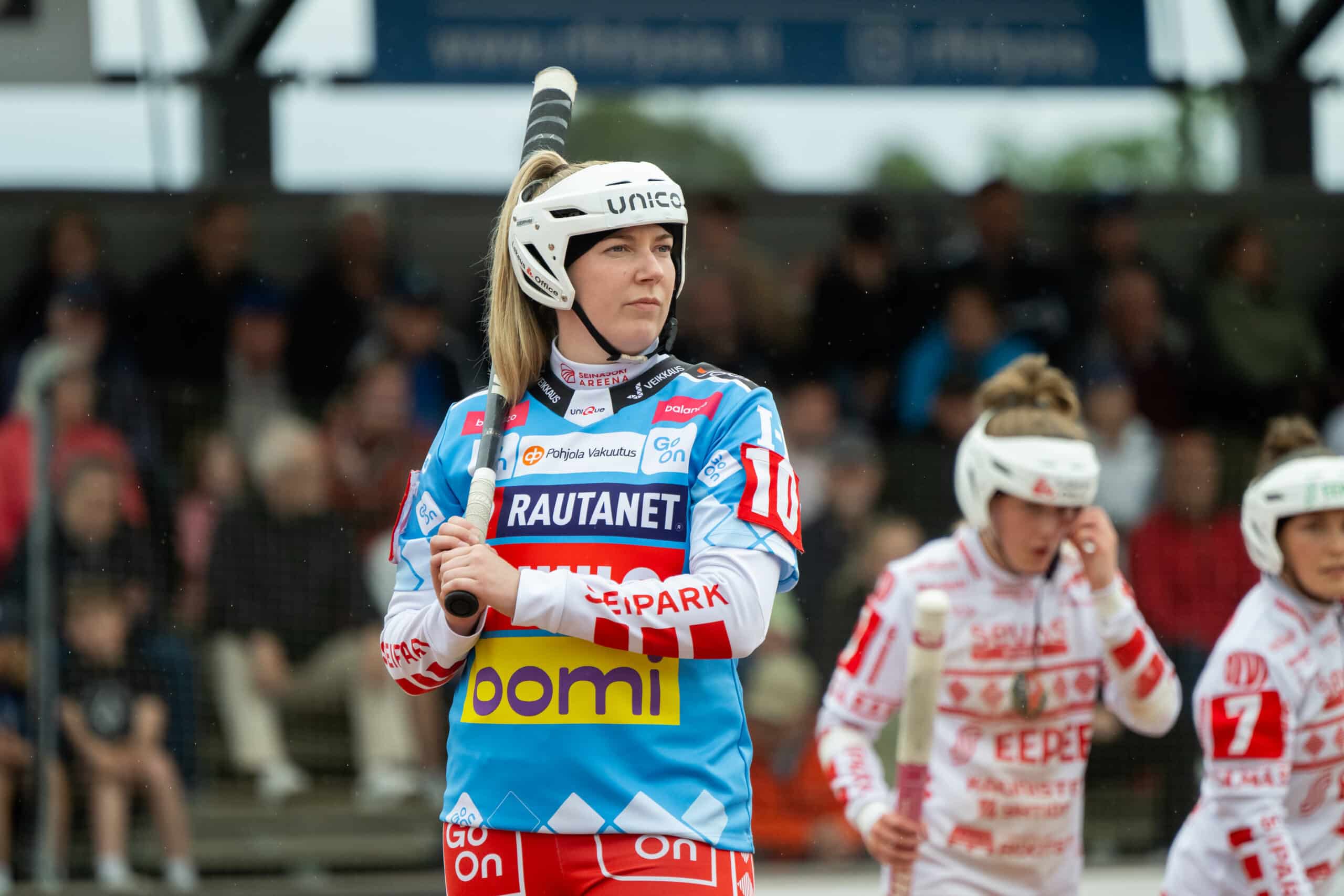 20250616 Fera vs. Jussittaret, naisten Superpesis runkosarja, Rauma. Kuvassa 10 Aino-Kaisa Mantere löi kaksi juoksua ensimmäisellä jaksolla. Elmeri Elo / All Over Press