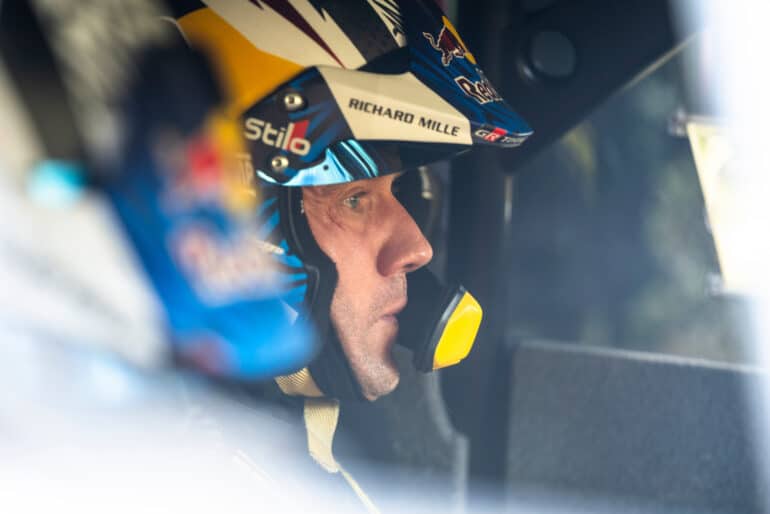 Sebastien Ogier (FRA)  Of team TOYOTA GAZOO RACING WRT are seen during the  World Rally Championship Italy in Olbia, Italy on  6,June. 2025 // Jaanus Ree / Red Bull Content Pool // SI202506061954 // Usage for editorial use only //