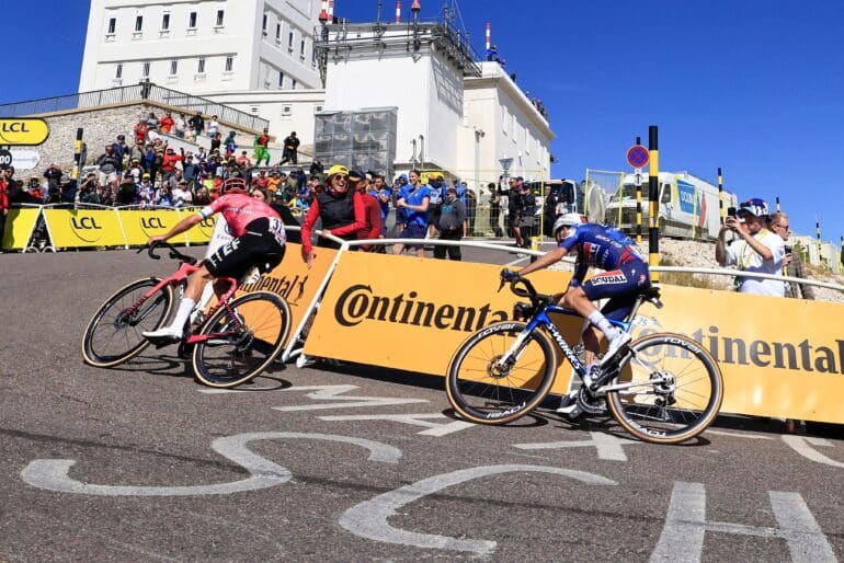 Valentin PARET-PEINTRE , Soudal Quick-Step, Winner Stage, during the Tour de France 2025, UCI WorldTour cycling event, Stage 16, Montpellier - Mont Ventoux (171,5 Km) on 22 July 2025 in Mont Ventoux, France - Photo Stefano Cavasino / DPPI