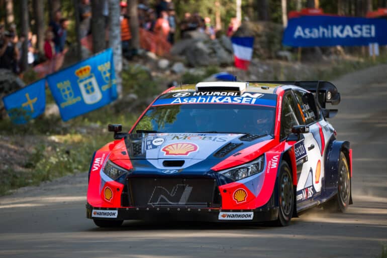 xxkeikkaxx - 20250731, Jyväskylä, Secto Rally Finland, ShakeDown - Ruuhimäki. Kuvassa Ott Tänak. Vesa Pöppönen / All Over Press