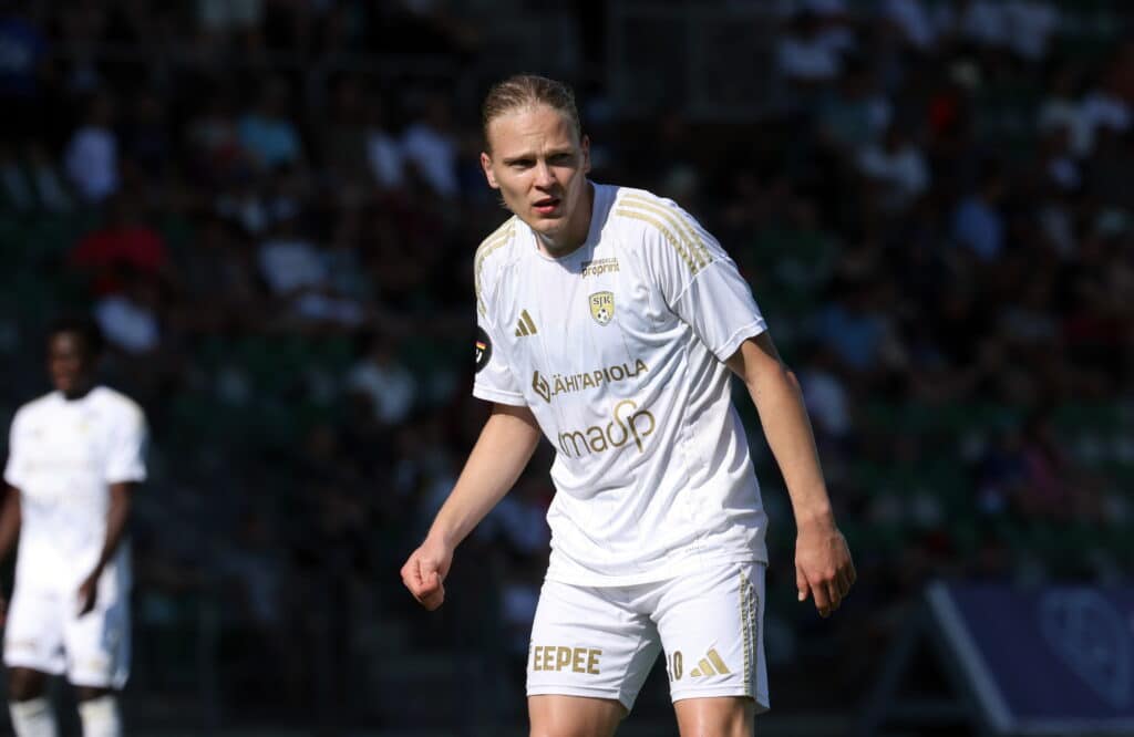 xxkeikkaxx 20250727, Veritas Stadion, Turku.
Veikkausliiga 2025
FC Inter Turku - Seinäjoen Jalkapallokerho
Kuvassa: Kasper Paananen - SJK
All Over Press