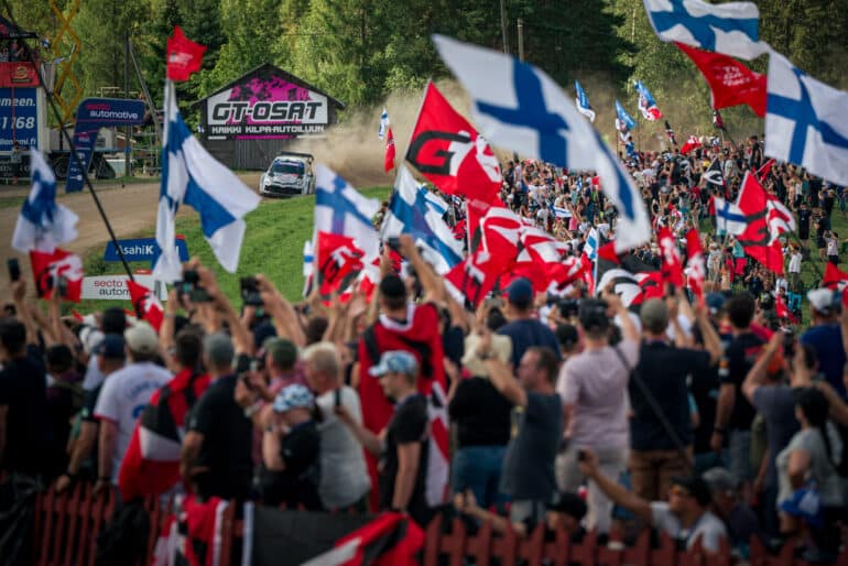xxkeikkaxx - 20250803, Jyväskylä, Secto Rally Finland, SS19 - Ouninpohja 1. Kuvassa Kalle Rovanperä. Vesa Pöppönen / All Over Press