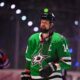 May 29, 2025; Dallas, Texas, USA; Dallas Stars left wing Jamie Benn (14) is introduced before the game against the Edmonton Oilers in game five of the Western Conference Final of the 2025 Stanley Cup Playoffs at American Airlines Center. Mandatory Credit: Jerome Miron-Imagn Images
