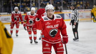 xxkeikkaxx 20250409 Kuopio Liiga ottelu KalPa vs Ässät. Kuvassa Ässien Kasperi Ojantakanen.

Niklas Pehkonen / All Over Press
