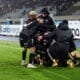 xxkeikkaxx 20241027, Hiihtostadion, Lahti.
Veikkausliigan putoamis/nousukarsinta 2024
FC Lahti - FF Jaro
Kuvassa: FC Lahti juhlii VAR:n hylkäämää maalia
All Over Press