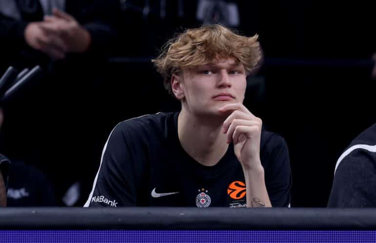 FINLAND OUT
Belgrade, Serbia. 9th Oct, 2025. Partizan's Miikka Muurinen during the Euroleague basketball match between Partizan Belgrade and Anadolu Efes Istanbul on October 9. 2025. in Belgrade, Serbia.
(photo by Pedja Milosavljevic/STARSPORT ©)