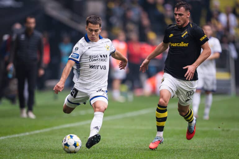 STOCKHOLM, SWEDEN - AUGUST 31: Leo Walta of Sirius during the football game between AIK and Sirius in Strawberry Arena on August 31, 2025.

Pictures from the football game between AIK and Sirius on August 31 iN Strawberry Arena

Photo by PHILIP KANGAS/Swedish Press Agency