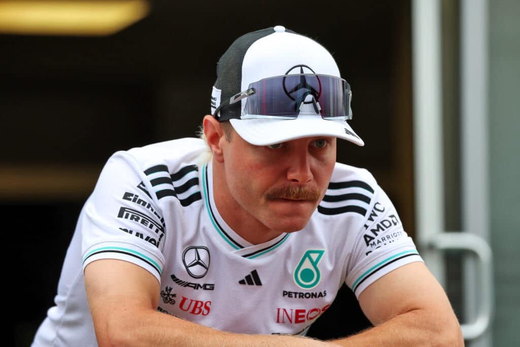 Valtteri Bottas (FIN) Mercedes AMG F1 Reserve Driver.
18.09.2025. Formula 1 World Championship, Rd 17, Azerbaijan Grand Prix, Baku Street Circuit, Azerbaijan, Preparation Day.
 - www.xpbimages.com, EMail: requests@xpbimages.com © Copyright: Rew / XPB Images
