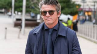 Joey Barton arrives at Liverpool Crown Court, where he is accused of malicious commutation made through the social media X towards former Lioness Eni Aluko.