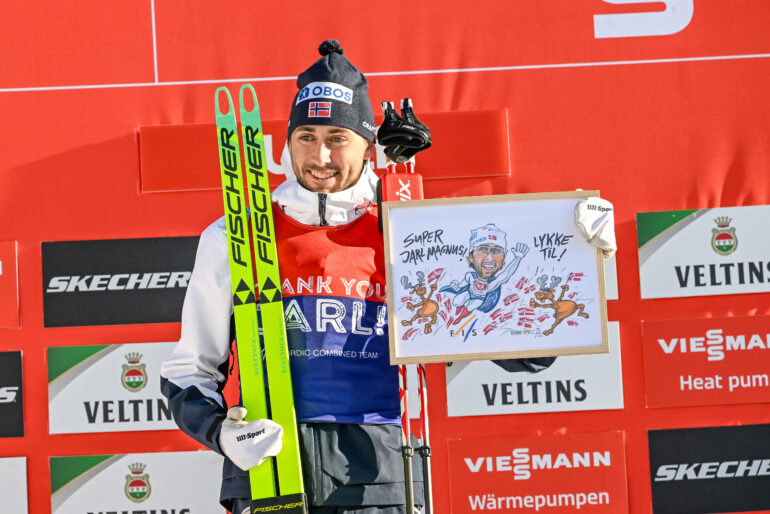 Yhdistetyn massalähdön kiistaton kuningas Jarl Magnus Riiber