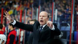 Päivä 4.11.2014 Kello 20.41.36
Helsinki, Finland, KHL, Kontinental Hockey League Jokerit vs Metallurg Magnitogorsk
Mike Keenan
@Petteri Paalasmaa 
All Over Press