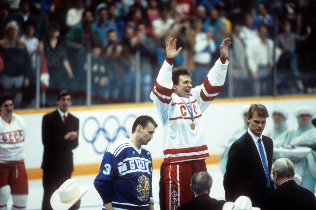 Timo Blomqvist Vjatsheslav Fetisov Thomas Rundqvist