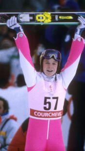 epa09715943 View of the Olympic rings next to the mogul course during the preparations of the Beijing 2022 Winter Olympics, in Zhangjakou, China, 29 January, 2022.  EPA-EFE/Guillaume Horcajuelo