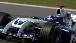 Juan Pablo Montoya Saksan Hockenheimin F1-kisassa vuonna 2004