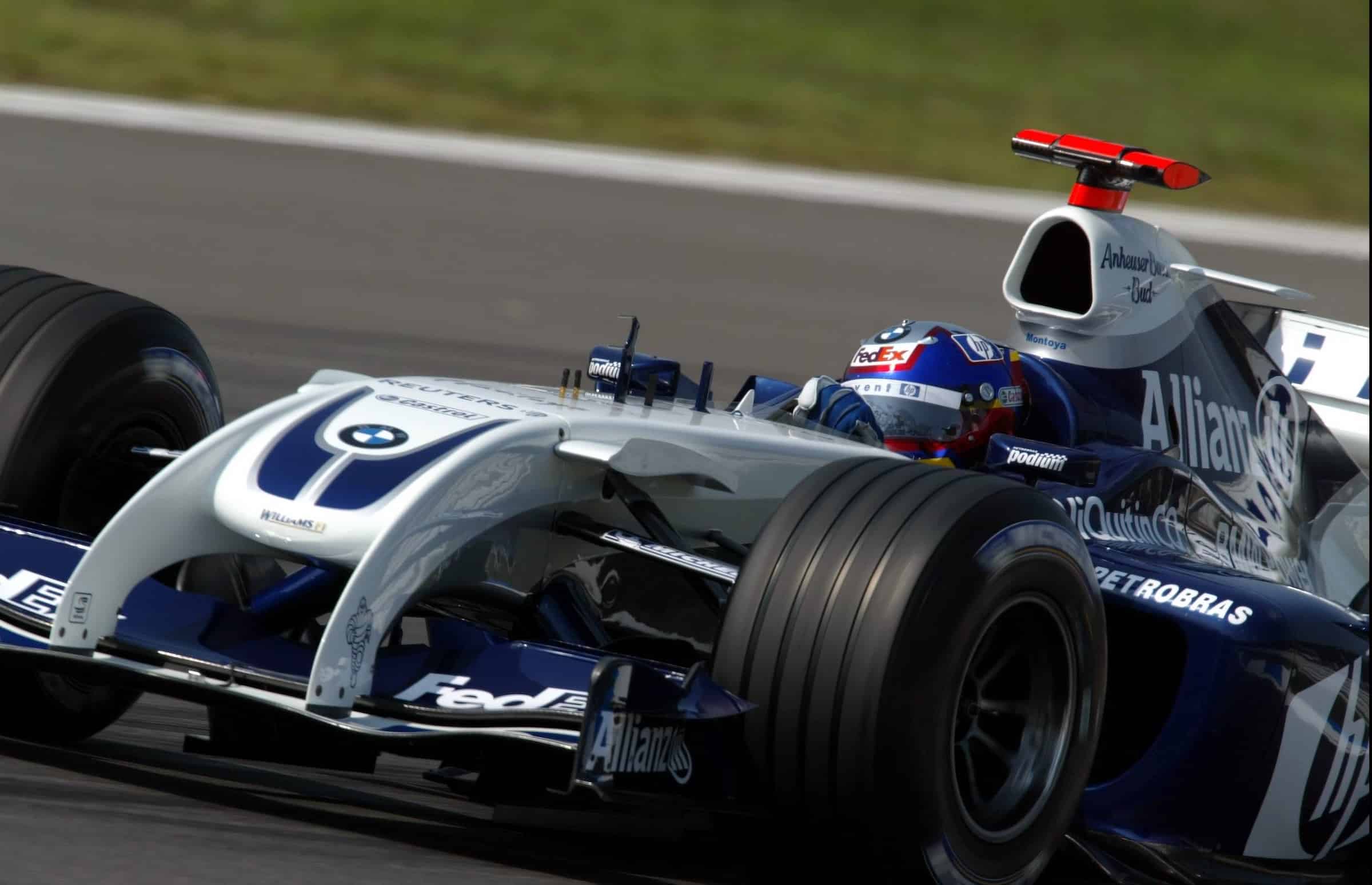 Juan Pablo Montoya Saksan Hockenheimin F1-kisassa vuonna 2004