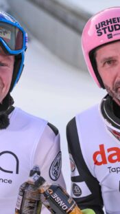 Young couple with rackets play squash game in indoor training club. Active sport lifestyle. Recreation workout, match with racquet