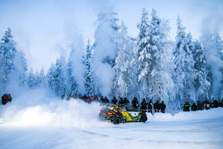 Esapekka Lappi Tunturirallissa tammikuussa 2026