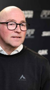 Mar 6, 2025; Tampa, Florida, USA;Buffalo Sabres goaltender Ukko-Pekka Luukkonen (1) against the Tampa Bay Lightning during the first period at Amalie Arena. Mandatory Credit: Kim Klement Neitzel-Imagn Images