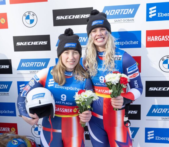 Sophia Kirkby ja Chevonne Forgan