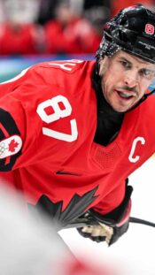 XXIIHFXX  HALIFAX, NOVA SCOTIA - JANUARY 4: Canadian fan holds up a Canadian flag during Semifinal Round action against USA at 2023 IIHF World Junior Championship at Scotiabank Centre on January 4, 2023 in Halifax, Nova Scotia. (Photo by Matt Zambonin/IIHF) 
All Over Press