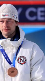 Oct 11, 2025; San Jose, California, USA; Anaheim Ducks center Mikael Granlund (64) during the second period against the San Jose Sharks at SAP Center at San Jose. Mandatory Credit: Darren Yamashita-Imagn Images
