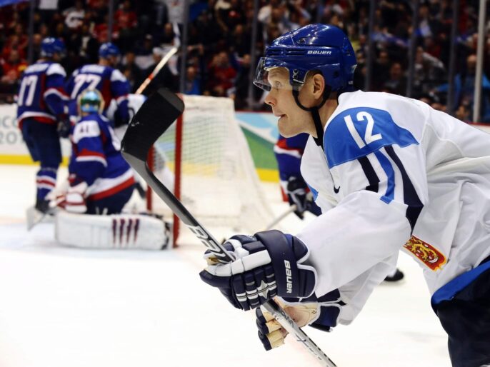 Olli Jokinen Vancouverin olympialaisissa helmikuussa 2010