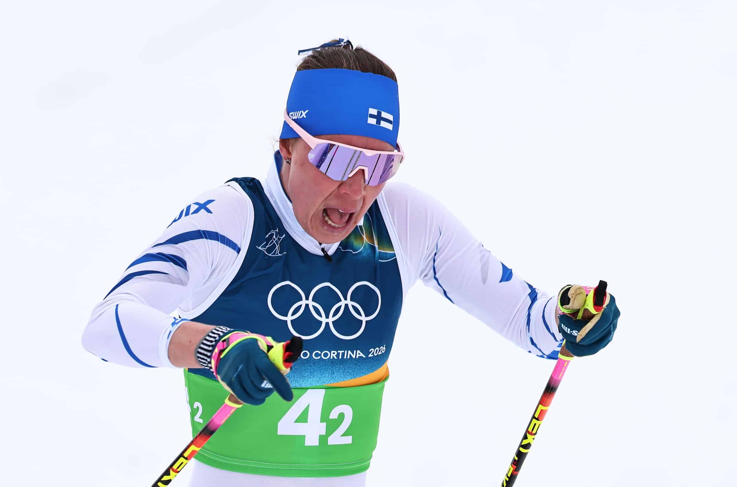 Kerttu Niskanen talviolympialaisissa helmikuussa 2026