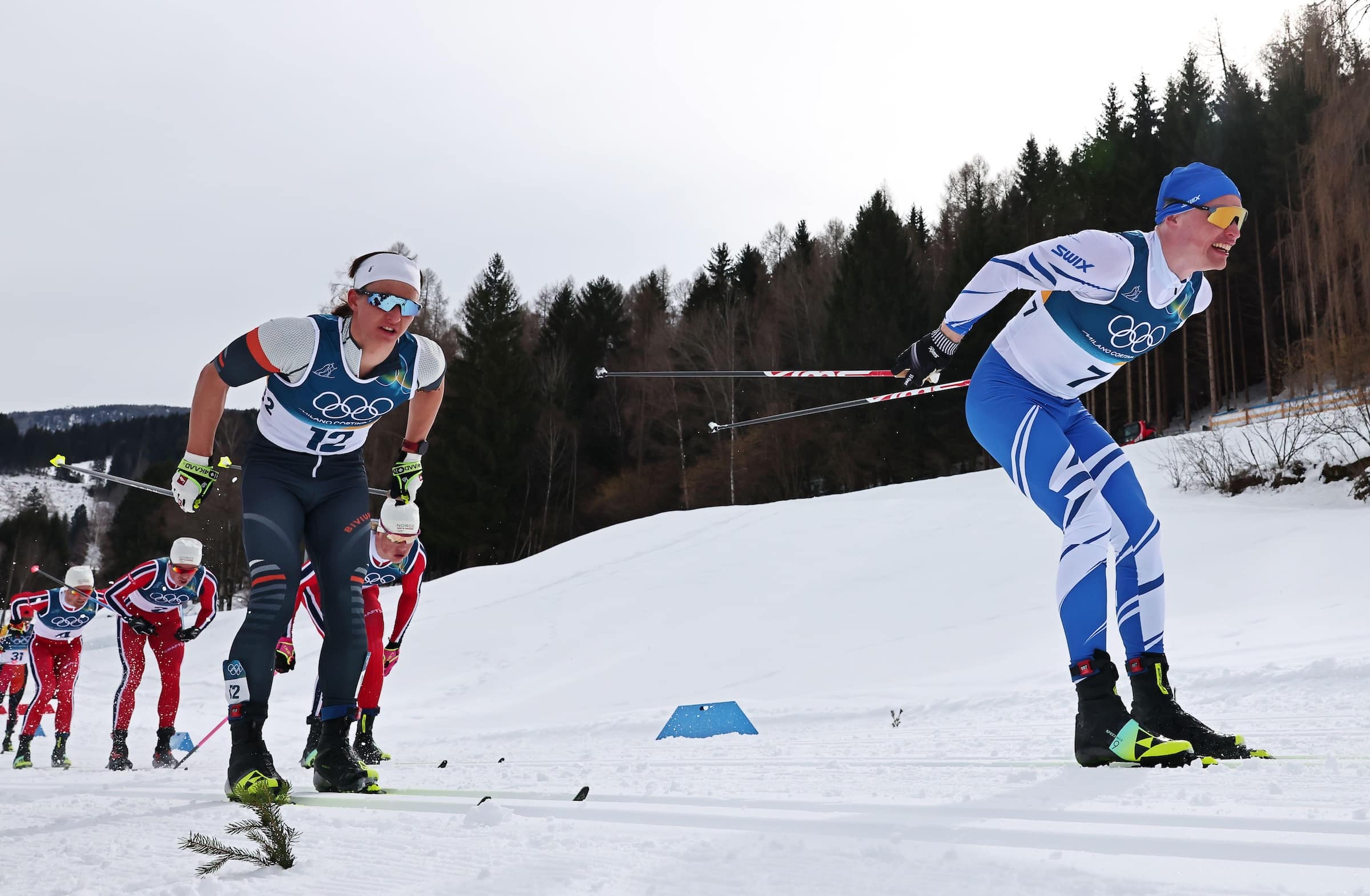 Iivo Niskanen talviolympialaisten kuninkuusmatkalla 21. helmikuuta 2026