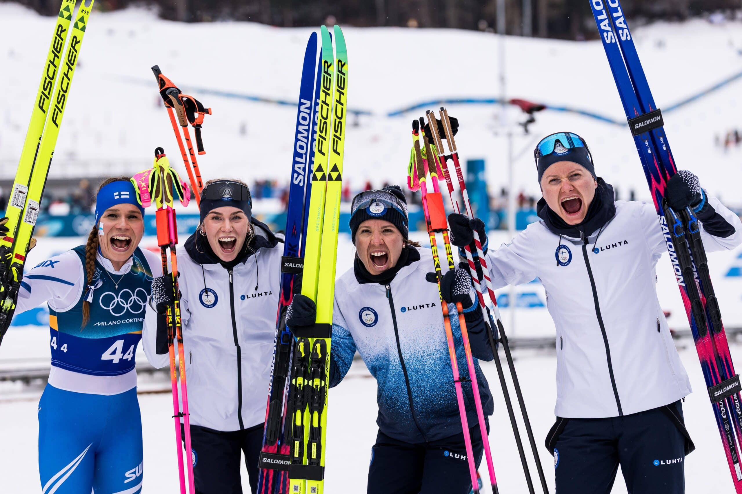 Suomen viestijoukkue, viesti, hiihto, olympiaronssi, Jasmi Joensuu, Vilma Ryytty, Kerttu Niskanen, Johanna Matintalo