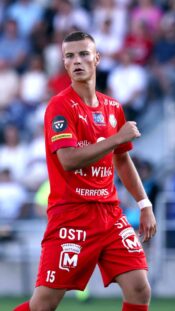 Jun 14, 2025; Edmonton, Alberta, CAN; Edmonton Oilers center Connor McDavid (97) celebrates scoring during the third period against the Florida Panthers in game five of the 2025 Stanley Cup Final at Rogers Place. Mandatory Credit: Perry Nelson-Imagn Images