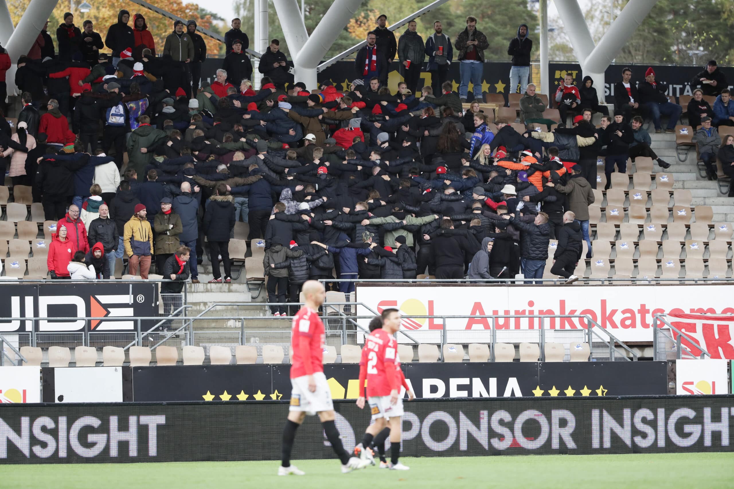 HIFK jalkapallo fanit