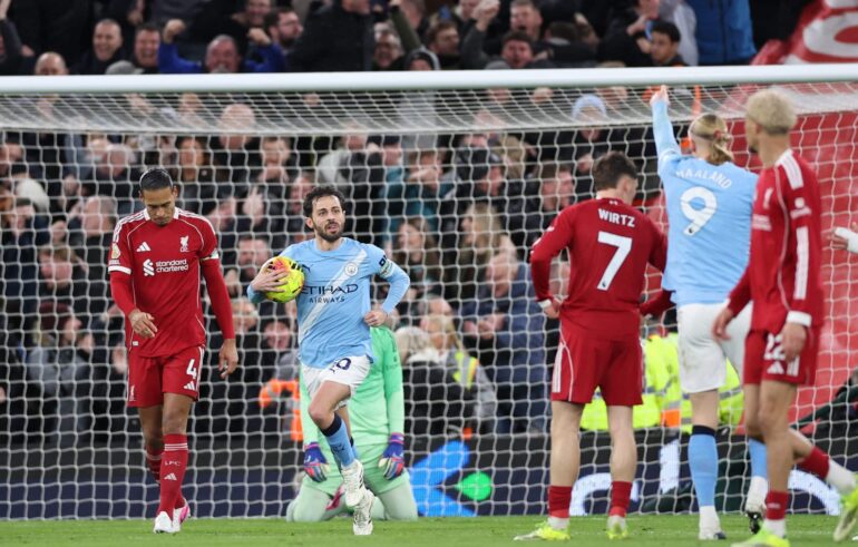 Liverpool-Manchester City, Valioliiga