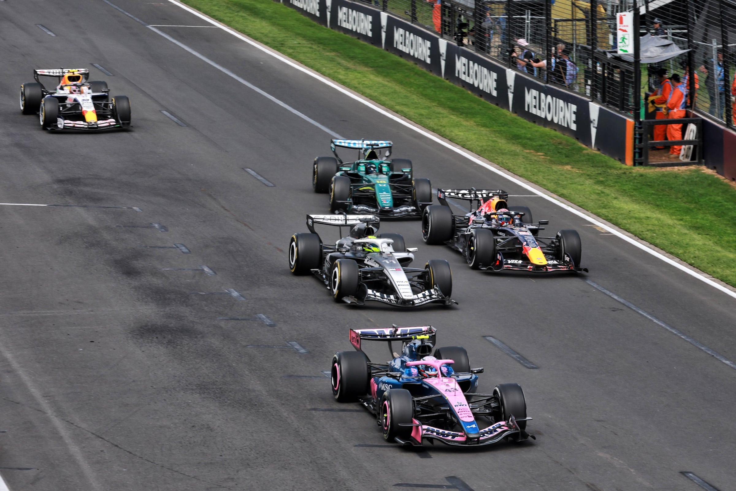 F1-autoja Australian GP:ssä maaliskuussa 2026