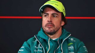 Aston Martinin Fernando Alonso