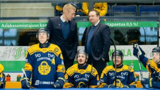 Rauman Lukko Tomi Lämsä (oik.) Jarkko Kauvosaari