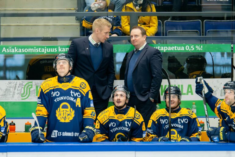 Rauman Lukko Tomi Lämsä (oik.) Jarkko Kauvosaari