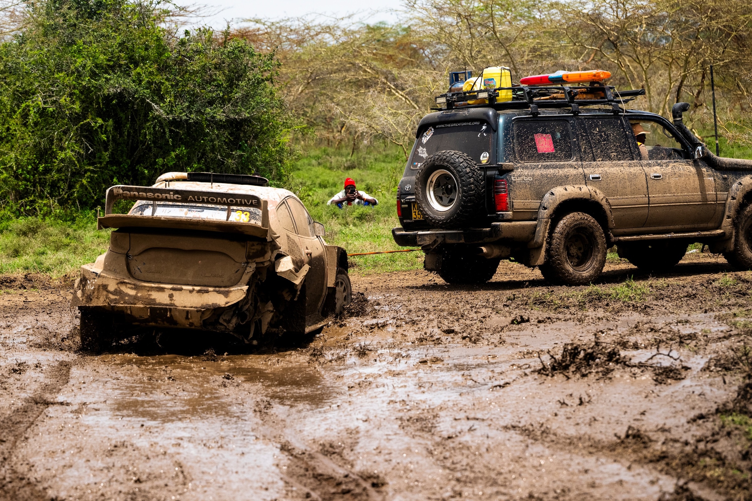 Elfyn Evans joutui keskeyttämään Kenian Safari-rallin