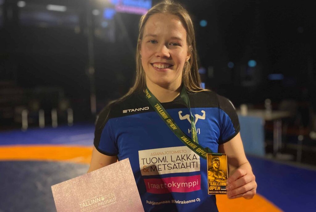 Sara Rantonen paini Tallinna Open 2026 Harjun Woima